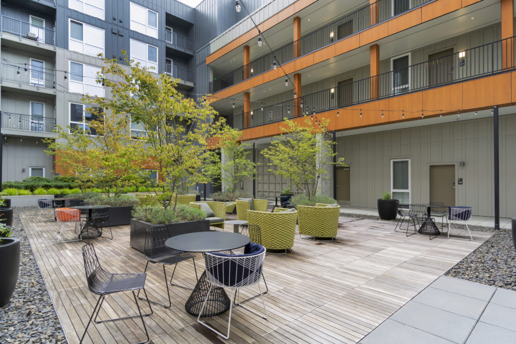 outdoor courtyard